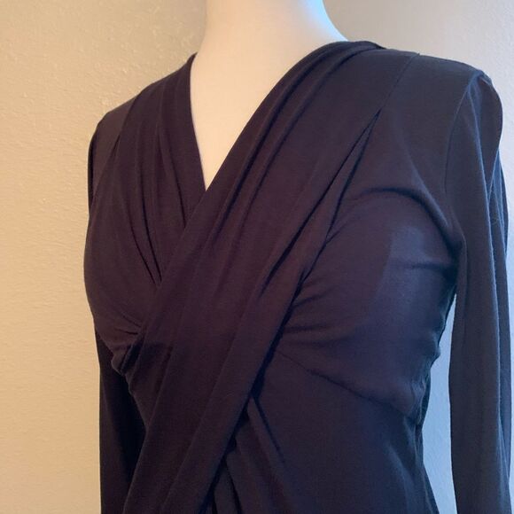Jones New York v neck wrap blouse - Picture 3 of 3